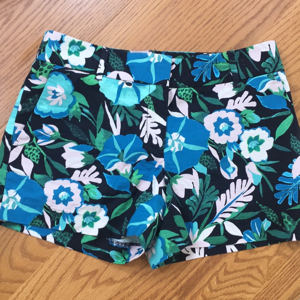 Loft floral print shorts